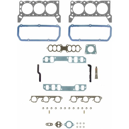 Fel-Pro Ford-Pas/Merc 2303.8Lcougar/T-Brd/Exc.Su Head Gasket Set, Hs8857Pt-5 HS8857PT-5